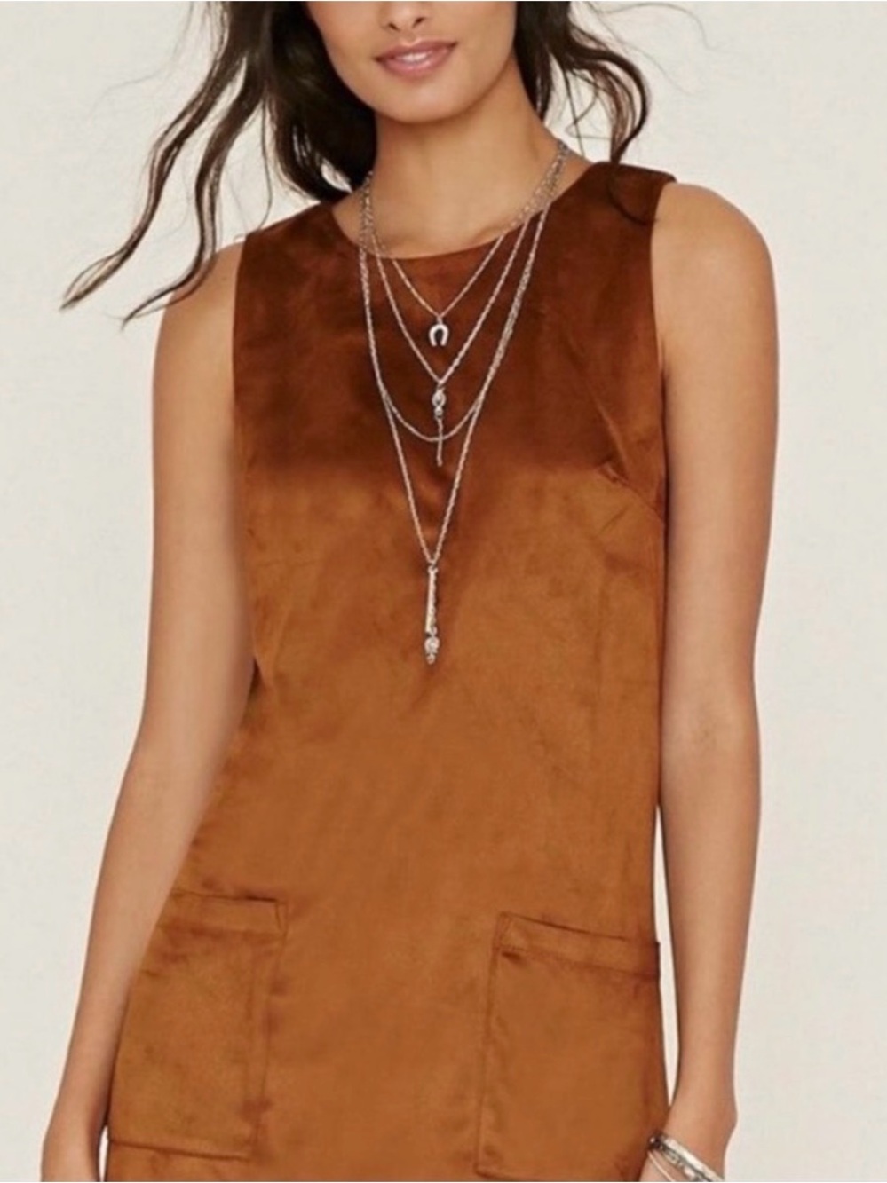 Forever 21 Rust Brown Mini Dress